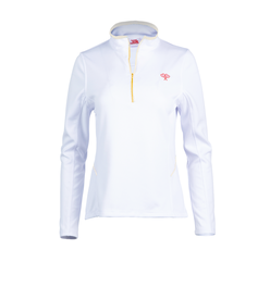 Love All Tennis Women's Tracy 1/4 Zip Jacket Polka Dot