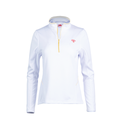 Love All Tennis Women's Tracy 1/4 Zip Jacket Polka Dot