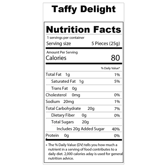 Taffy Delights Freeze Dried Candy - Snack Size-gallery-37327620276430