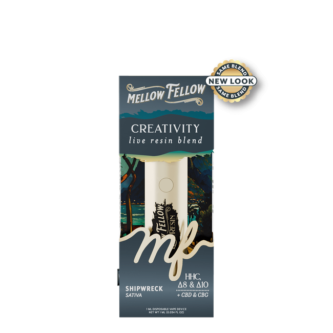 Creativity Blend - Live Resin 1ml Disposable Vape - Shipwreck (Sativa)-gallery-36987862646990