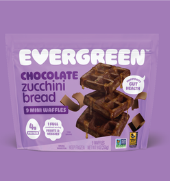 Chocolate Zucchini Bread Mini Waffles