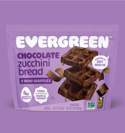 Chocolate Zucchini Bread Mini Waffles