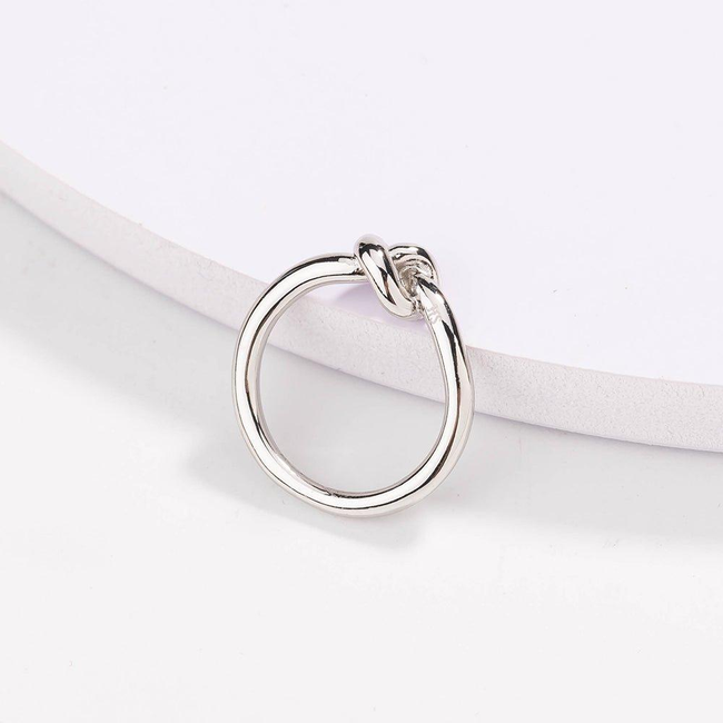 Love Knot Ring Commitment Ring-gallery-30351685943354