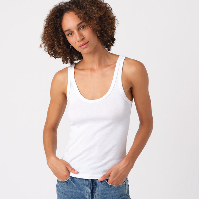 Layering Tank <br> White-gallery-31392750403650