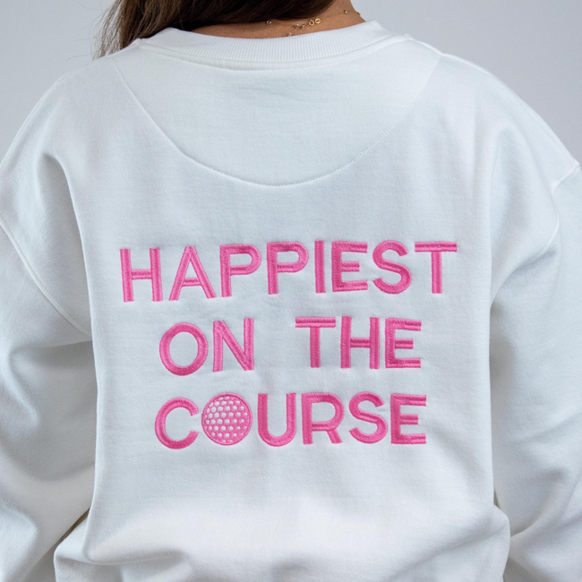 Happiest on the Course® golf sweatshirt-gallery-35009819705504