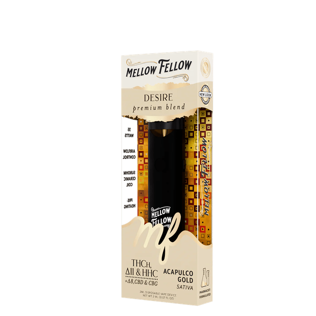 Desire Blend 2ml Disposable Vape - Acapulco Gold (Sativa)-gallery-37327717990606
