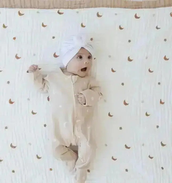 Newborn Bundle: Moonlit Dreams Blanket + Zipped Onesie (Newborn Set)