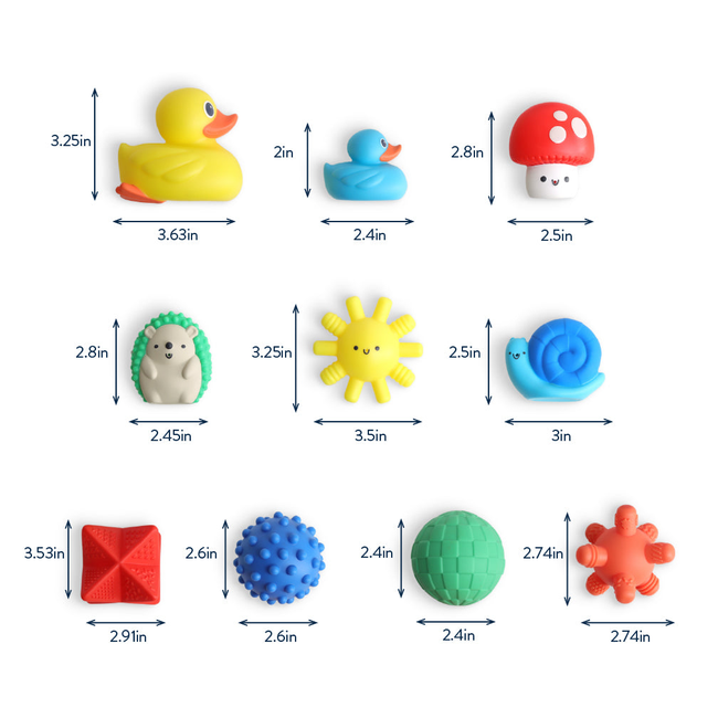 Itzy Splash Gift Set™ 10-Piece Bath Toys-gallery-38417309958315