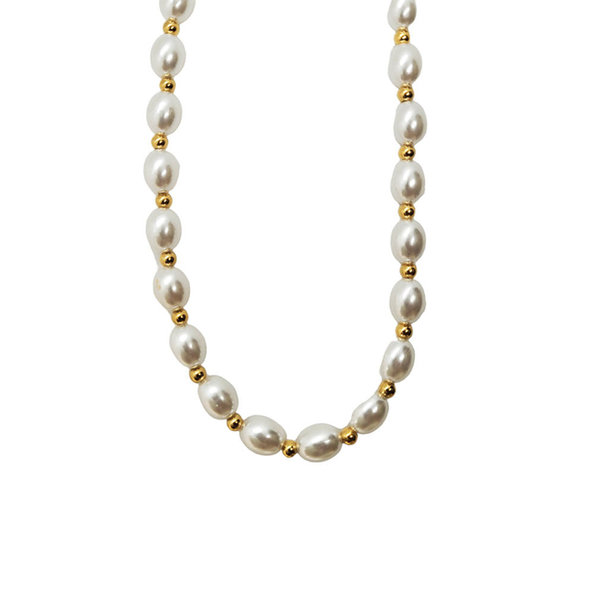 Eden Pearl Gold Necklace-gallery-42474123100410