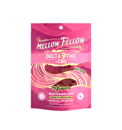 Microdose M-Fusions Gummies - Delta 9 THC + CBD 8ct 80mg - Watermelon