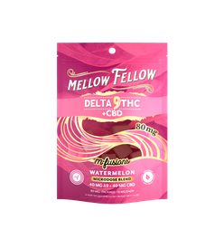 Microdose M-Fusions Gummies - Delta 9 THC + CBD 8ct 80mg - Watermelon
