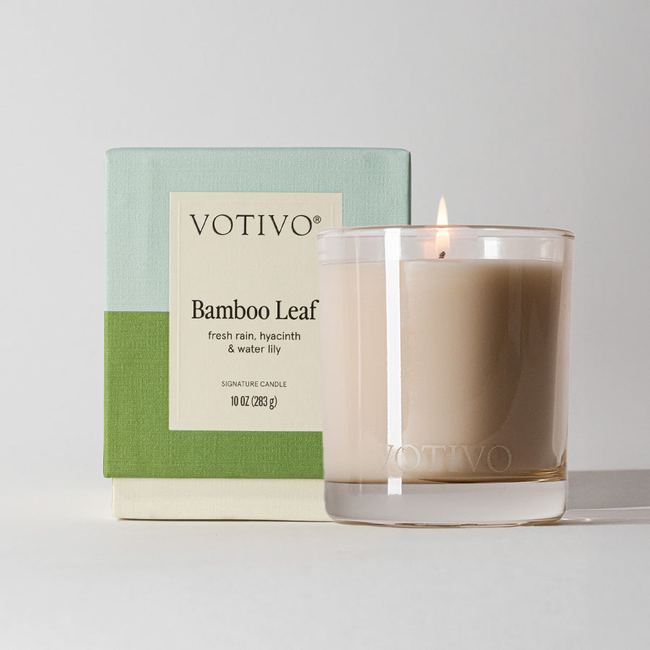 Bamboo Leaf 10 oz. Signature Candle-gallery-32112160964710