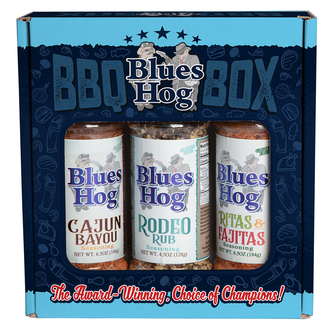 Seasonings BBQ Box - Cajun Bayou, Ritas & Fajitas, and Rodeo Rub
