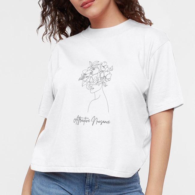 Attractive Nuisance Women's Boxy Tee-gallery-32717280477250