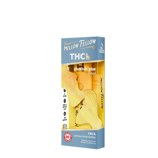 THCh 0.5g Disposable Vape - Cheetah Piss (Hybrid)-gallery-37327594553550
