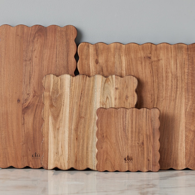Scalloped Cutting Board, Medium Rectangle-gallery-46331817853121