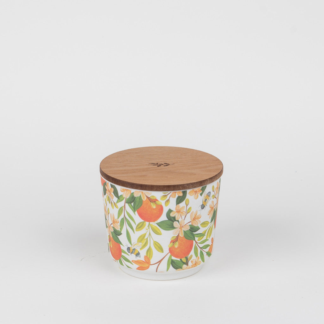 Patterned 3 Wick Candle - Orange & Honey-gallery-42224184000696