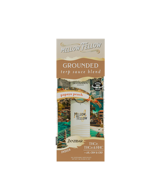 Grounded Blend - Terp Sauce 1ml Disposable Spinner Vape - Papaya Peach (Indica)