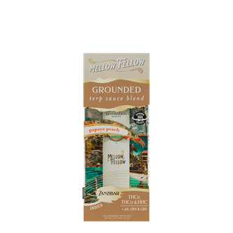 Grounded Blend - Terp Sauce 1ml Disposable Spinner Vape - Papaya Peach (Indica)