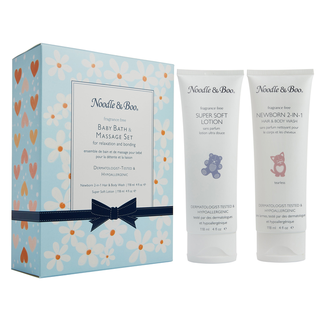 Baby Bath & Massage Fragrance Free Gift Set-gallery-39758364115180