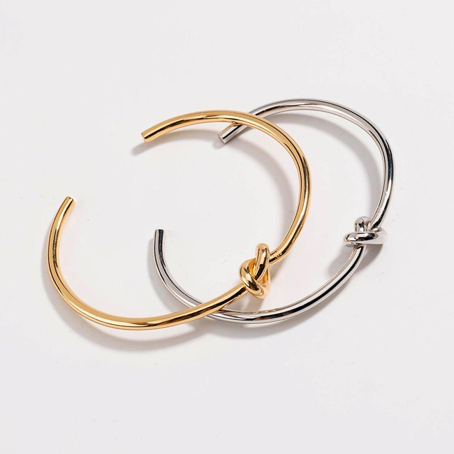 Dainty Love Knot Bracelet-gallery-30351680176186