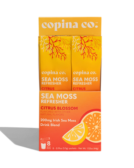 Citrus Blossom Sea Moss Refresher Drink Stick Pack Carton