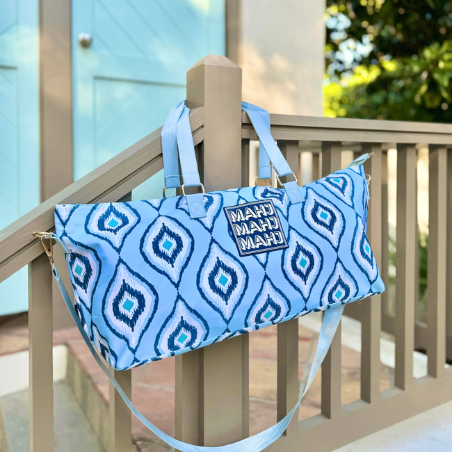 MAHJONG TOTE BAG | Wide with Zipper Closure-gallery-50680264786231