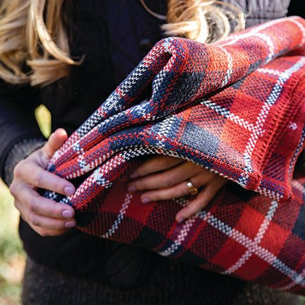 Cabin Plaid Throw Blanket-gallery-46682902757667