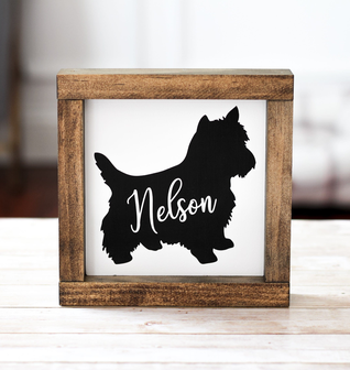 West Highlander White Terrier Decor - Personalized Westies Dog Lover Wall Sign