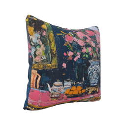 Tea & Tangerines – Luxury Outdoor Pillow by SmithHönig