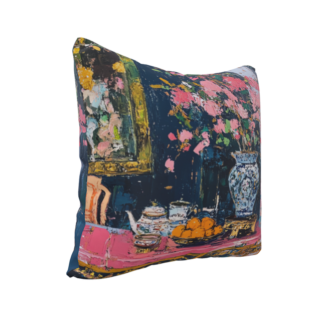 Tea & Tangerines – Luxury Outdoor Pillow by SmithHönig-gallery-33099670880369
