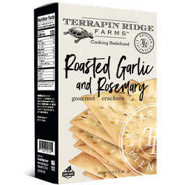 Roasted Garlic and Rosemary Crackers