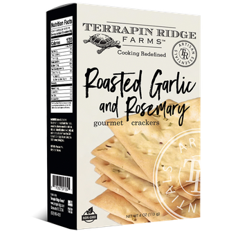 Roasted Garlic and Rosemary Crackers