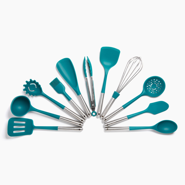 12-Piece Kitchen Utensil Set with Ceramic Crock-gallery-53351566475636