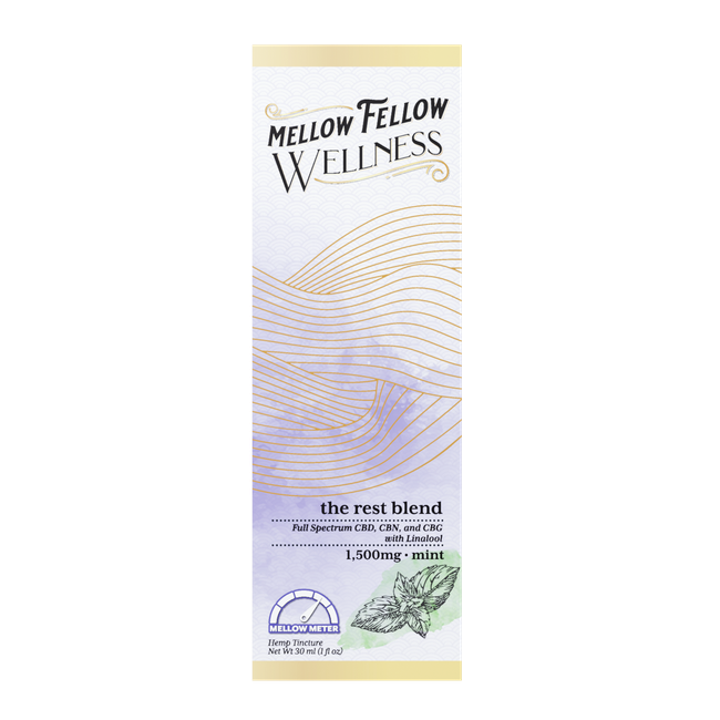 Wellness Tincture - Rest Blend - Mint - 1500mg-gallery-0