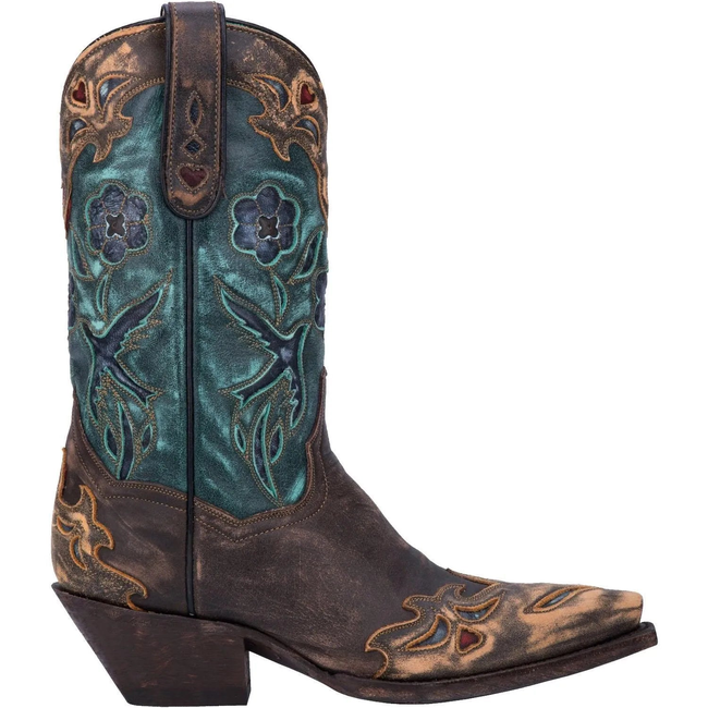 Dan Post Vintage Blue Bird - Womens Cowgirl Boots-gallery-46122123493682