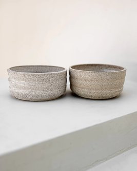 High Tide Ripple Handmade Dog Bowl Set