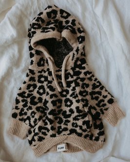 Milan Leopard Print Dog Hoodie