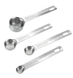 Viking 4pc Stainless Steel Measuring Spoon Set