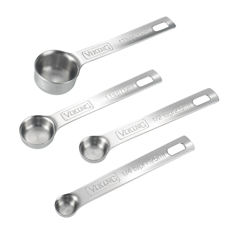 Viking 4pc Stainless Steel Measuring Spoon Set