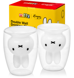 Miffy Double Wall Drinking Glasses