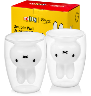 Miffy Double Wall Drinking Glasses