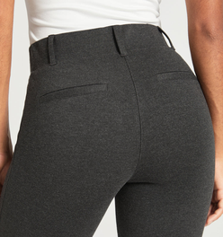 Classic Dress Pant Yoga Pant | Bootcut (Charcoal)