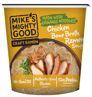 Chicken Bone Broth Flavor Ramen Noodle Soup Cup