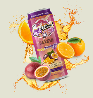 High Ground Elixir - Orange Passionfruit 12oz