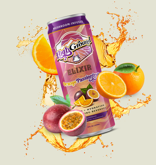 High Ground Elixir - Orange Passionfruit 12oz