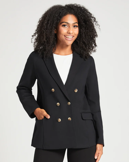 Double-Breasted Blazer (Black)