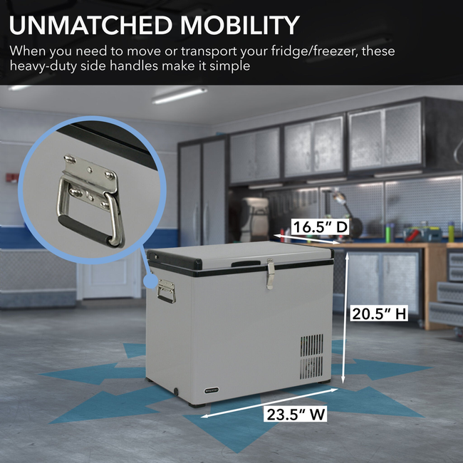Whynter FM-45G 45 Qt Portable Fridge/Freezer – AC/DC, Travel Ready-gallery-47186439536888