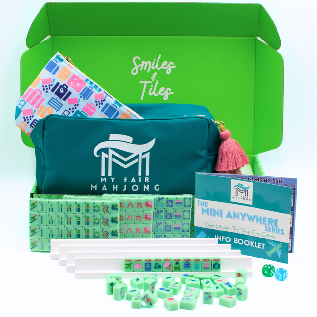 MINI TRAVEL MAHJONG | Mini Anywhere Series | Green-gallery-50432758939959