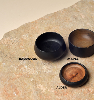 Basswood, Alder, Maple Trio: Kitchy Bowls